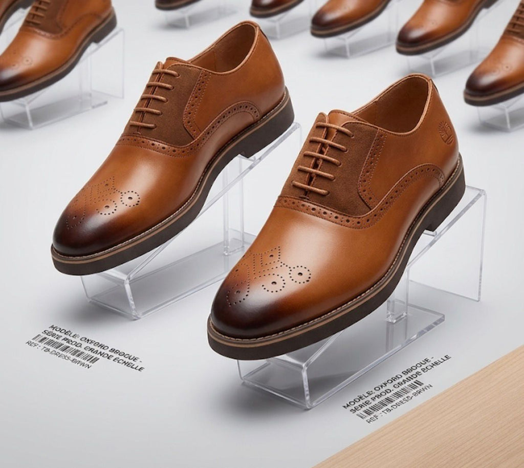 Chaussures Oxford Homme en Cuir