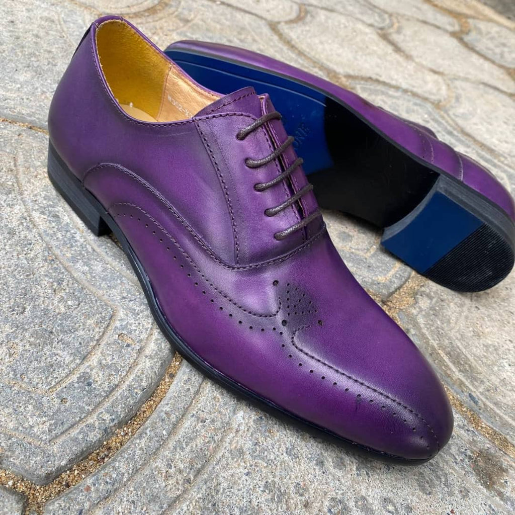 Chaussures homme élégantes violettes – Style premium et raffiné
