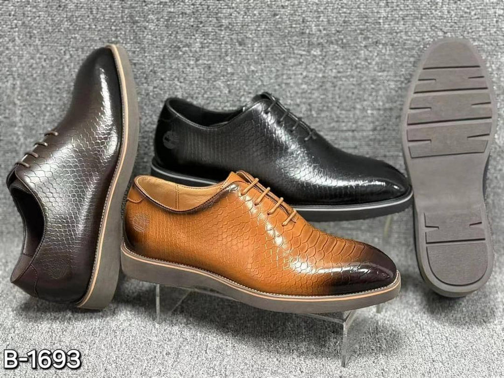 Chaussures homme luxe semelle rouge – Élégance moderne B-1688